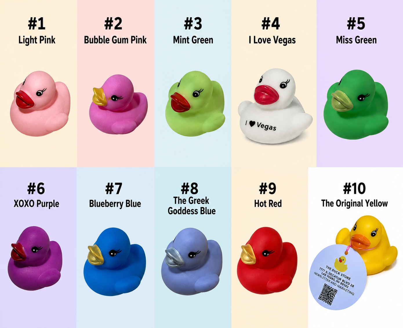 25 Mixed Mini Duckies